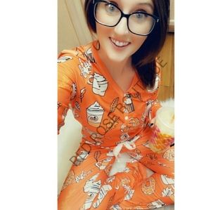 Pumpkin spice pj set